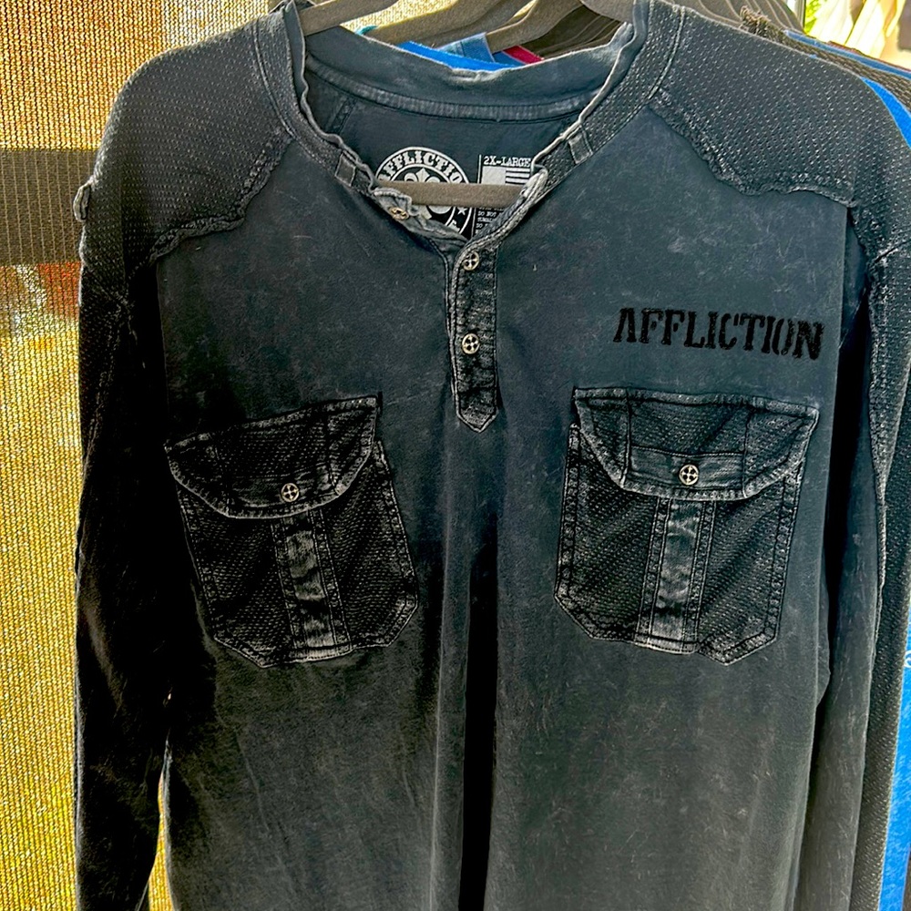 Affliction mens shirt